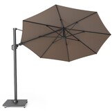 Challenger T² zweefparasol - premium doek | Ø350cm rond | Havana