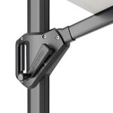 Voyager T¹ zweefparasol | 250x250cm | taupe