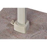 Challenger T² zweefparasol - premium doek | 400x300cm | Champagne/Sandstone