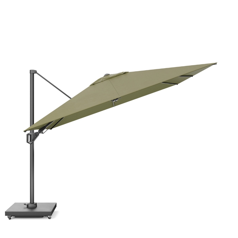 Challenger T² zweefparasol - premium doek | 300x300cm | Lush Green