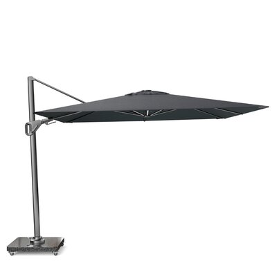 Nexus T² zweefparasol - premium doek | 300x300cm | Faded Black