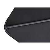 Nexus T² zweefparasol - premium doek | 300x300cm | Faded Black