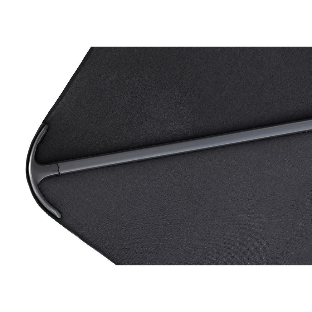 Nexus T² zweefparasol - premium doek | 300x300cm | Faded Black