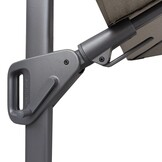 Nexus T² zweefparasol - premium doek | 300x300cm | Havana