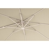 Nexus T² zweefparasol - premium doek | 300x300cm | Champagne/Sandstone