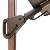 Nexus T² zweefparasol - premium doek | 300x300cm | Havana/Mocha