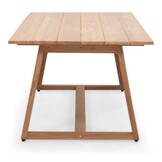 Gotenburg/Bella zand dining tuinset | 6 personen | teakhout + touw | 250cm