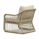 Bruno lounge balkonset 2 personen | wicker + teakhout | Mexican Sand | 5-delig
