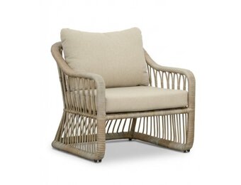 Bruno loungestoel | wicker | Mexican Sand