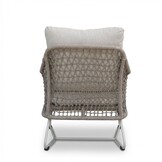 Gianna loungestoel tuin set van 2 | touw + aluminium | Almond Beige