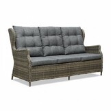 Belfort stoel-bank loungeset - verstelbaar 7 personen | wicker | Kobo Grey | 6-delig