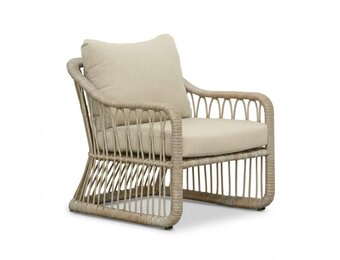 Bruno loungestoel | wicker | Mexican Sand