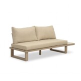 Canyon hoek loungeset incl. loungetafel | aluminium + sintered stone | Marble Latte | 4-delig