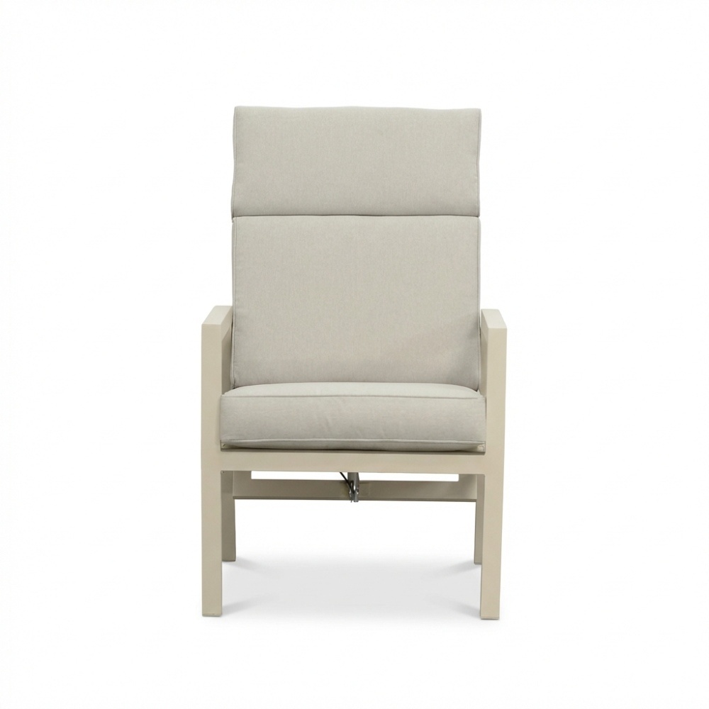 Oregon lounge balkonset - verstelbaar 2 personen | aluminium | beige | 5-delig