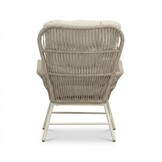 Dex loungestoel tuin set van 2 | touw + aluminium | Almond Beige