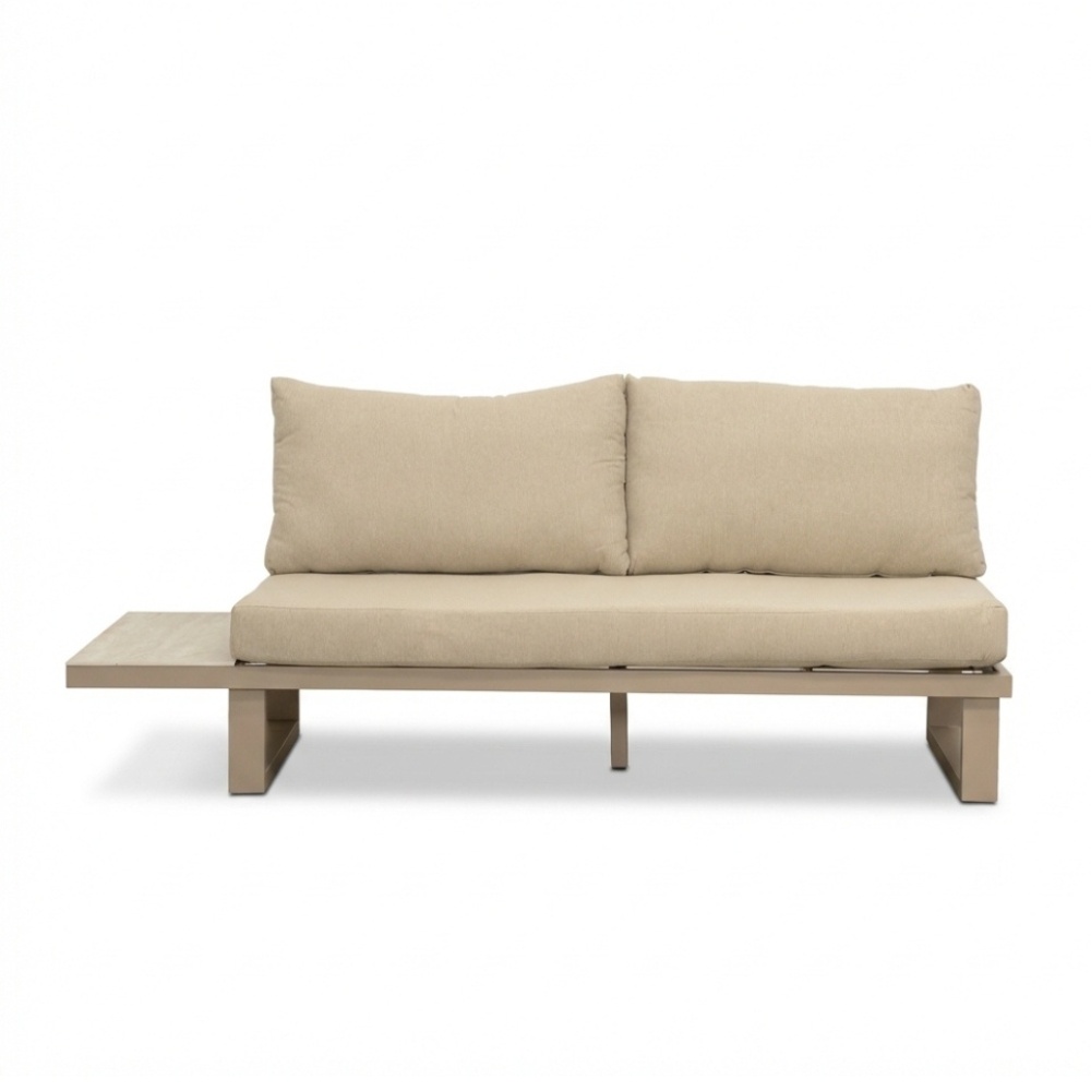 Canyon hoek loungeset 5 personen | aluminium + sintered stone | Marble Latte | 3-delig - 288x288cm