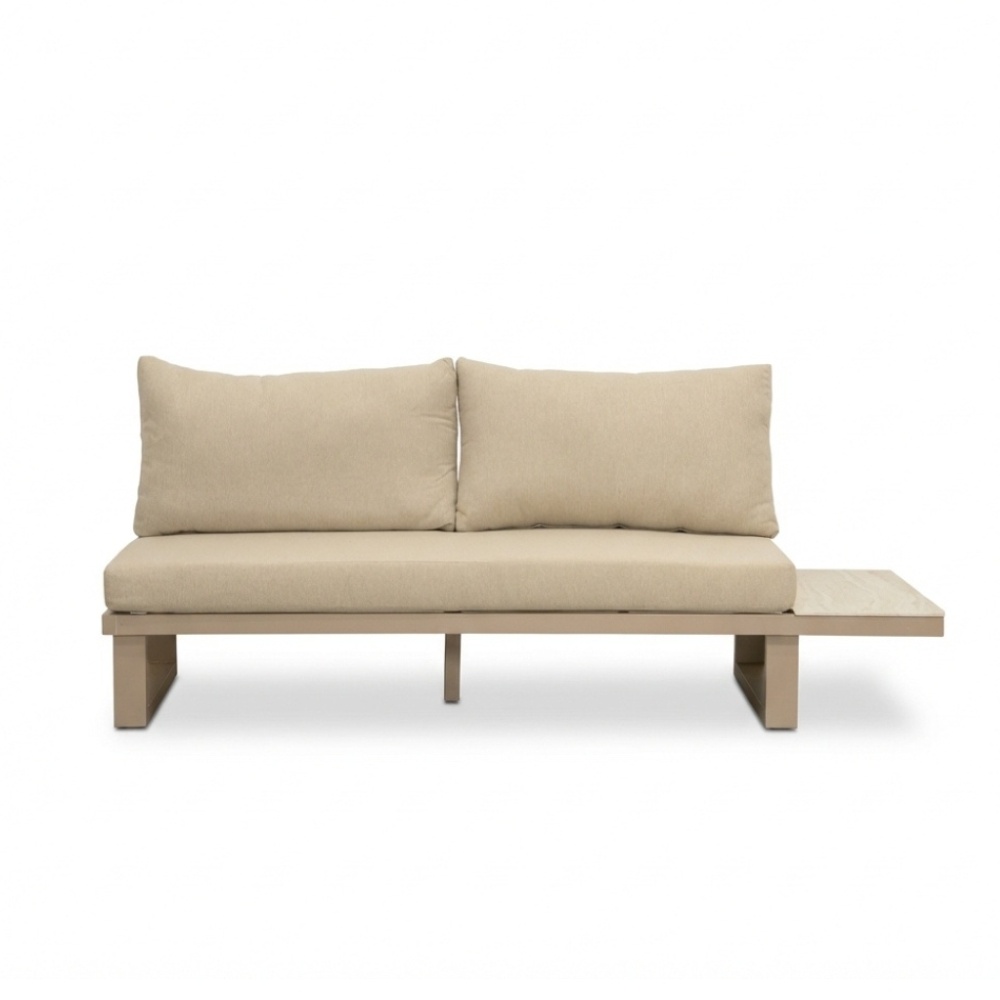 Canyon hoek loungeset 5 personen | aluminium + sintered stone | Marble Latte | 3-delig - 288x288cm