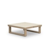 Canyon loungetafel | aluminium + sintered stone | Marble Latte