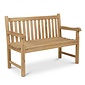 BUITEN living Genua 2-zits tuinbank | teakhout | Natural Teak | 120cm
