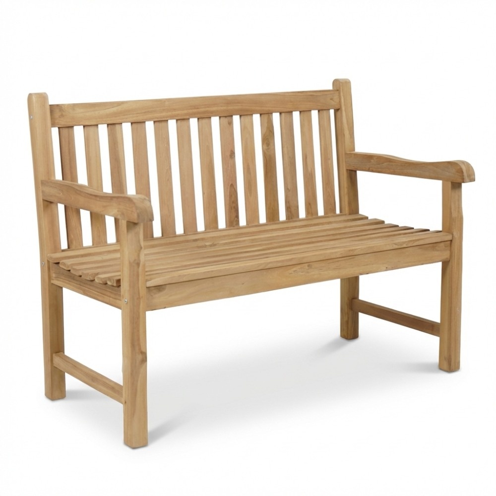 BUITEN living Genua 2-zits tuinbank | teakhout | Natural Teak | 120cm