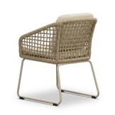 Manhattan beige/Tulum Sandstone dining tuinset | 4 personen | polywood + touw | 180cm