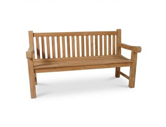 Salzburg premium 3-zits tuinbank | teakhout | Natural Teak | 164cm