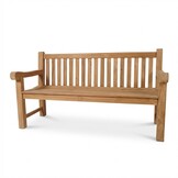 Salzburg premium 3-zits tuinbank | teakhout | Natural Teak | 164cm