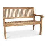 Malmo 2-zits tuinbank | teakhout | Natural Teak | 120cm