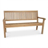 Malmo 3-zits tuinbank | teakhout | Natural Teak | 150cm