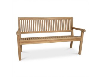 Malmo 3-zits tuinbank | teakhout | Natural Teak | 150cm