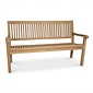 BUITEN living Malmo 3-zits tuinbank | teakhout | Natural Teak | 150cm