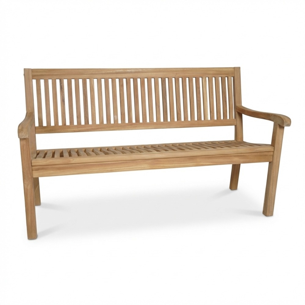 BUITEN living Malmo 3-zits tuinbank | teakhout | Natural Teak | 150cm