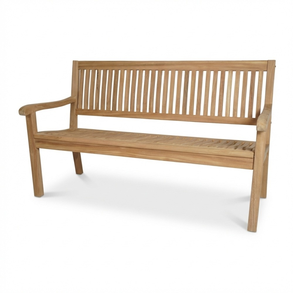 Malmo 3-zits tuinbank | teakhout | Natural Teak | 150cm