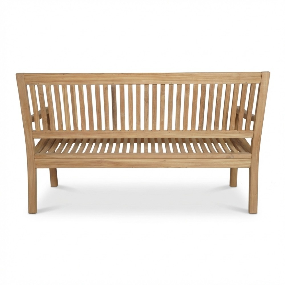 Malmo 3-zits tuinbank | teakhout | Natural Teak | 150cm