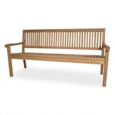 Malmo 3-zits tuinbank | teakhout | Natural Teak | 180cm
