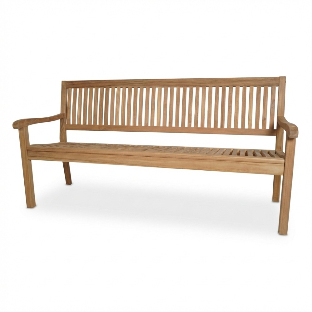 Malmo 3-zits tuinbank | teakhout | Natural Teak | 180cm