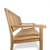 Malmo 3-zits tuinbank | teakhout | Natural Teak | 180cm