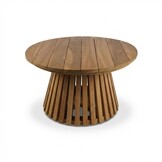 Palau koffietafel | teakhout | Natural Teak | 70cm rond