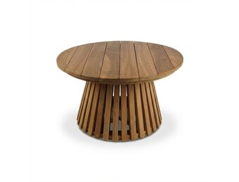 Palau koffietafel | teakhout | Natural Teak | 70cm rond