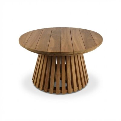 Palau koffietafel | teakhout | Natural Teak | 70cm rond