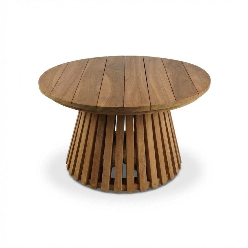 Palau koffietafel | teakhout | Natural Teak | 70cm rond