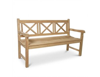 Lissabon 3-zits tuinbank | teakhout | Natural Teak | 150cm