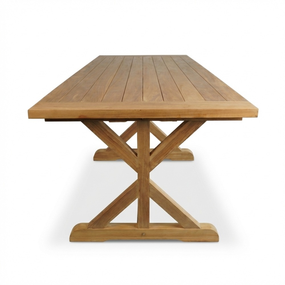 Jakarta dining tuintafel 6 personen | teakhout | Natural Teak | 240cm