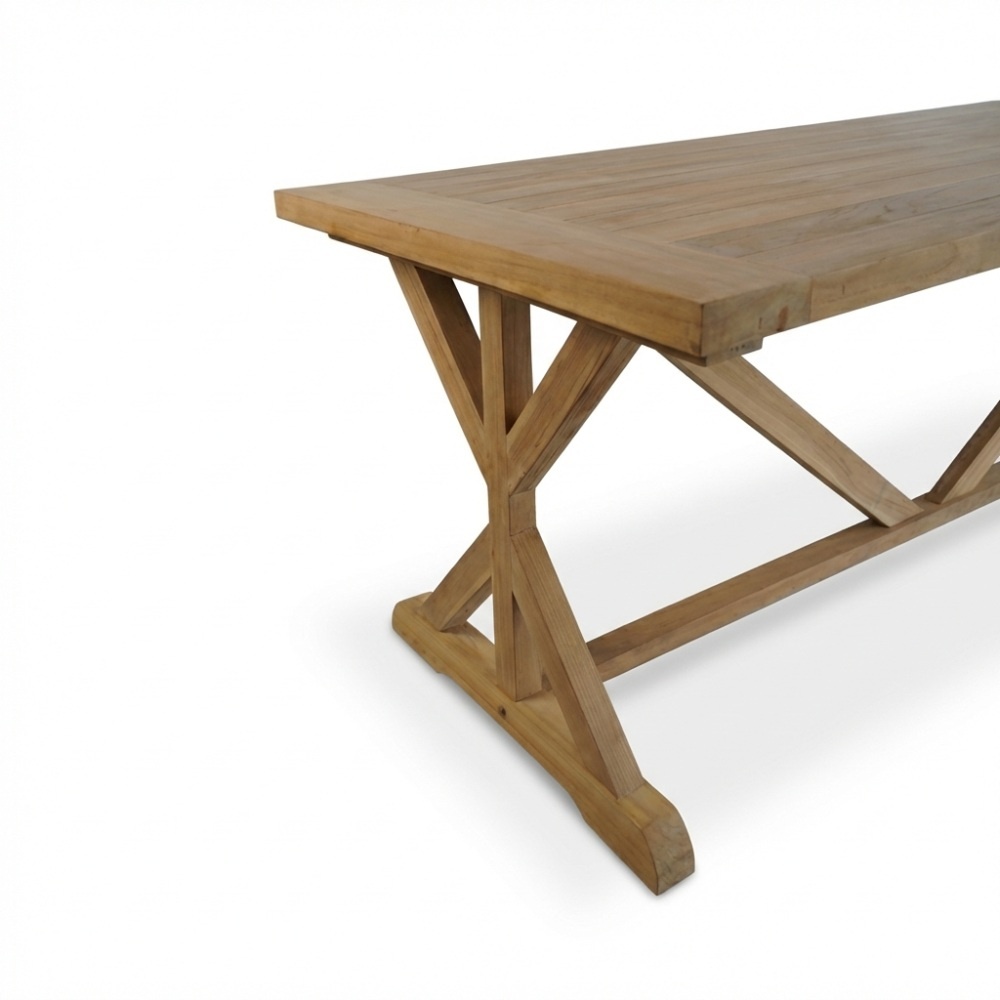 Jakarta dining tuintafel 6 personen | teakhout | Natural Teak | 240cm