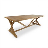Jakarta dining tuintafel 6 personen | teakhout | Natural Teak | 240cm