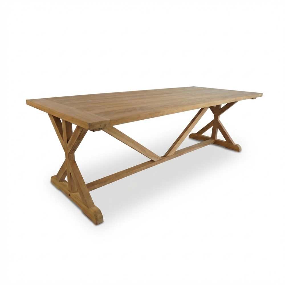 Jakarta dining tuintafel 6 personen | teakhout | Natural Teak | 240cm