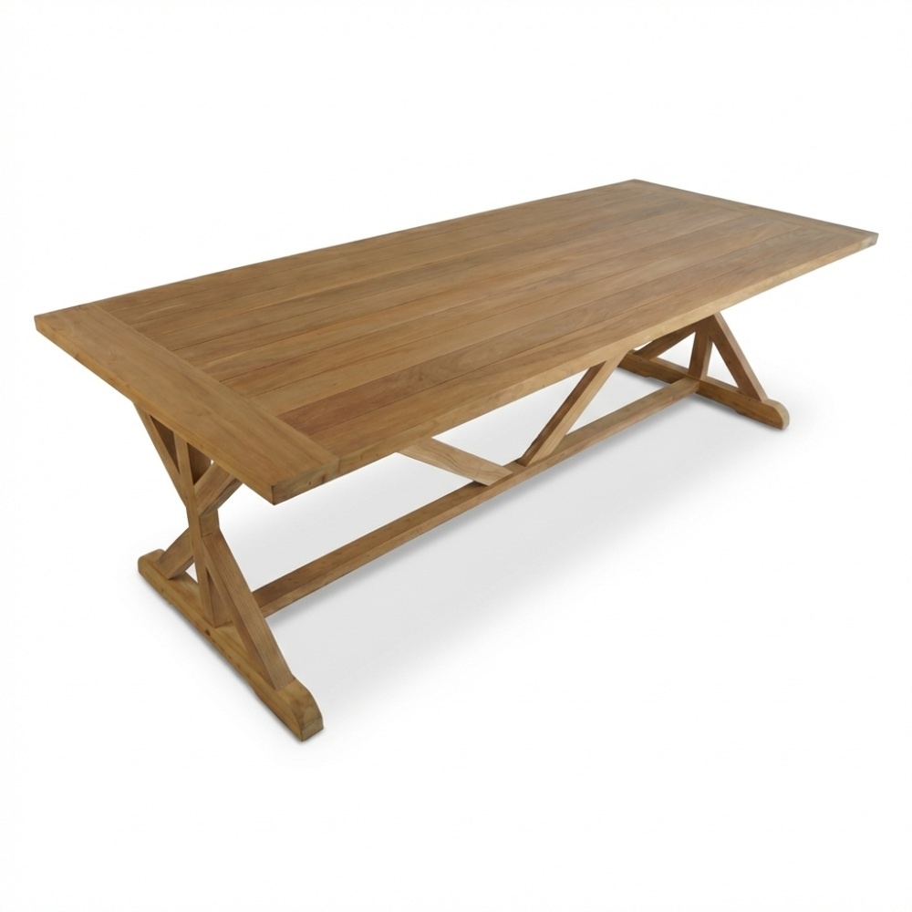 Jakarta dining tuintafel 6 personen | teakhout | Natural Teak | 240cm