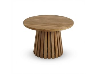 Palau koffietafel | teakhout | Natural Teak | 50cm rond