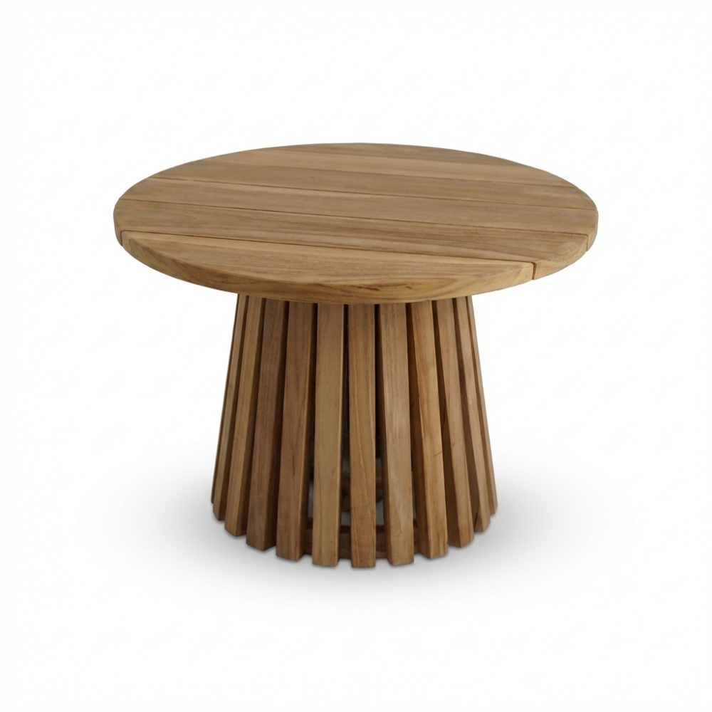 Palau koffietafel | teakhout | Natural Teak | 50cm rond