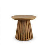 Palau koffietafel | teakhout | Natural Teak | 50cm rond